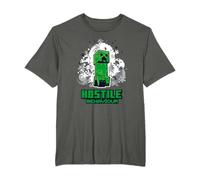 Minecraft Creeper Hostile Behavior Smoke Camiseta