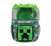 Minecraft Creeper - Juego de mochila de playa de 3 piezas, color verde, Verde, Talla unica