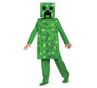 Minecraft Creeper - Mono clásico para niño, Verde, M