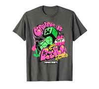 Minecraft Creepin It Real Creeper Approaching Graffiti Art Camiseta