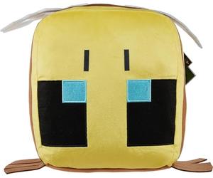 Minecraft Cuutopia Bee - Muñeca de almohada redondeada suave de 10 pulgadas, regalo coleccionable inspirado en videojuegos