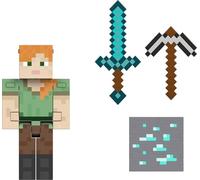 Minecraft Diamond Level Alex Figura de acción, más de 6 años