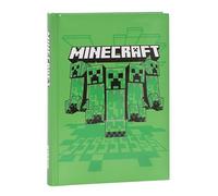 MINECRAFT - Diario Escolar, Agenda Diaria de 12 Meses para Niños y Adolescentes, con Portada Acolchada, 320 Páginas Coloridas, Ideal para Escuela Primaria y Secundaria, 13x17.8 cm, Grupo Jolly