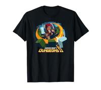 Minecraft Dungeons 2 Hero Vs Creeper Swarm Ready To Explode Camiseta