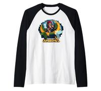 Minecraft Dungeons 2 Hero Vs Creeper Swarm Ready To Explode Camiseta Manga Raglan