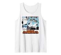 Minecraft Dungeons 2 Manga Style Boss Fight Against Warden Camiseta sin Mangas