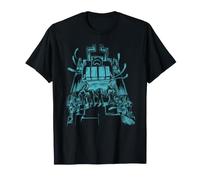 Minecraft Dungeons 2 Twisted Warden Deep Dark Blue Glow Camiseta