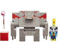 Minecraft Dungeons ILLIAGER Y Golem Figuras (Mattel GND38)