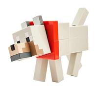 Minecraft Dungeons Lobo Figura de fusión, cofre con juguete con accesorios, regalo para niños +6 años (Mattel GVV16)