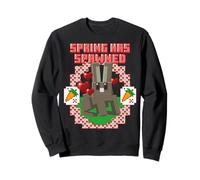 Minecraft Easter Spring Has Spawned Bunny Rabbit and Carrots Sudadera
