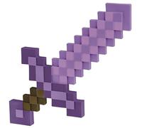 Minecraft - Espada Minecraft Encantada Morada Oficial - Arma de Juguete de Plástico - Niños 3 Años +