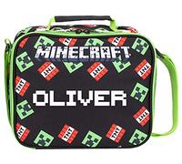 Minecraft - Fiambrera Personalizada Bolsa de Almuerzo para Niños - Mercancía Oficial Bolsa de Comida Personalizada Aislada para Fanáticos