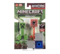 Mattel Figura de acción Minecraft Creeper JJR92 – 8,25 cm, con accesorio y Redstone
