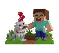 Minecraft - figura de vinilo (10 cm), diseño de lobo