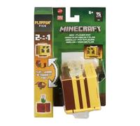 Minecraft Flippin - Figura de acción de vainilla (9,5 cm, abeja + maceta, para niños a partir de 6 años)