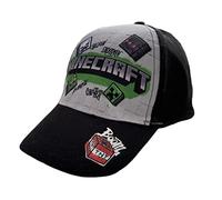 Minecraft Gorra de béisbol (AS3, Numeric, Numeric_54, Negro), multicolor