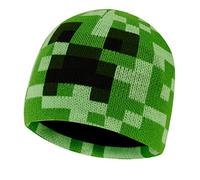 Minecraft Gorros Invierno, Sombrero Pescador o Set Gorro y Guantes con o sin Braga Cuello, Accesorios de Invierno, 6-14 Años (6-14 Años, Verde Sombrero)