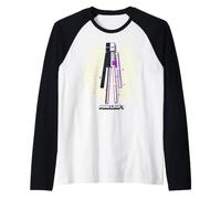 Minecraft Halloween Enderman X-Ray Skeleton Anatomy Camiseta Manga Raglan