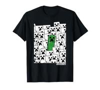 Minecraft Horde of Creepers Stand out In Crowd Portrait Camiseta