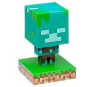 Minecraft Icons Drowned Zombie 3D Desktop Light Lamp Lámpara Paladone Products