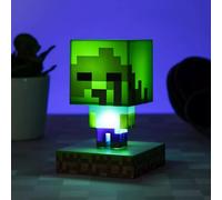 Paladone Lampara Icons Zombie Minecraft One Size Green / Blue