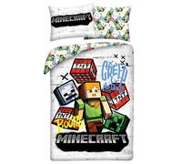 Minecraft Individual Juego Cubre Cama Algodón 2-in-1 Talla Ue Auge Gamer Oficial