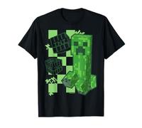 Minecraft KA-Boom! Creeper and TNT Pixel Art Camiseta