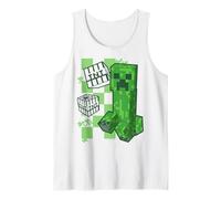 Minecraft KA-Boom! Creeper and TNT Pixel Art Camiseta sin Mangas