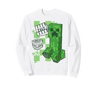Minecraft KA-Boom! Creeper and TNT Pixel Art Sudadera