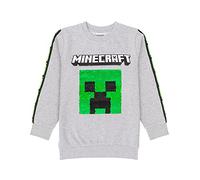 Minecraft Kids Gray Gamer Jumper Sudadera con Capucha TNT 11-12 años