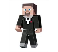 Minecraft Mazmorras Grande 27.9cm Acción Articulada Figura Smoking Steve