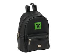 MINECRAFT - Mini Mochila para Uso Diario, Ideal para Niños de Diferentes Edades, Cómoda y Versátil, Calidad y Resistencia, 24x12x28 cm