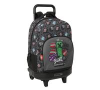 Minecraft Mochila con Carro Rr Negro