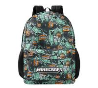 Minecraft Mochila Diseño Logotipo para Niños/Niñas (NS9337)