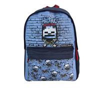 Minecraft Mochila Escolar Hostile Behaviour - ADAPTABLE A CARRO, ESPALDERA ACOLCHADA - Compartimento portalaptop - 41 X 31 X 13,5 CM