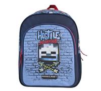 Minecraft Mochila Escolar Hostile Behaviour - DOBLE COMPARTIMENTO - ADAPTABLE A CARRO - 44 X 30 X 20 CM
