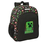 MINECRAFT - Mochila Escolar Niño, Mochila Infantil, Adaptable a Carro, Ideal para Niños en Edad Escolar, Cómoda y Versátil, Calidad y Resistencia, 32x12x38 cm