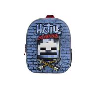 Minecraft Mochila Preescolar 3D Hostile Behaviour - Resistente, espaciosa y organizada - 30 X 24 X 8 CM