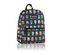 Minecraft Multi Character - Mochila para té, negro/verde