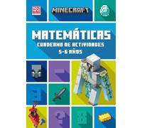 Minecraft oficial: cuaderno de actividades, Matemáticas 5-6 años (HARPERKIDS)