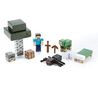 Minecraft Overworld Noob Adventure Pack Figuras Accesorios y Bloques de Papel, Juego Completo en una Caja, Juguete para niños a Partir de 6 años