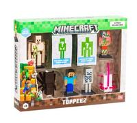 Minecraft - Pack 6 figuras Topeez + 2 figuras sorpresa