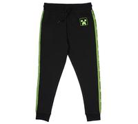 Minecraft - Pantalones de Chándal para Niños - Pantalón Deportivo - Pantalones Pantalones de Chándal Negros - Pantalones Deportivos para Niños - Mercancía Edad 11-12 Años
