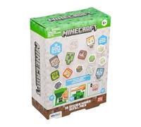 Minecraft - Paquete de recambio para hacer calcomanías 3D, haz más de 30 calcomanías de coctelera con gemas, gránulos y fondos, compatible con Minecraft Sticker Maker (se vende por separado