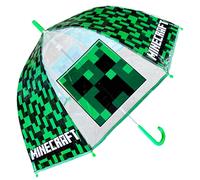 Minecraft Paraguas Transparente PVC Niños Chicos Unisex Talla Única 1 Pieza