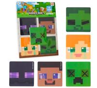 Minecraft Pegatinas 3D para Niños Creeper Pack de 5 Pegatinas Infantiles en Movimiento para Ordenador Portatil Fundas de Móvil Maletas Regalo Gamer