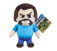 Minecraft - Personajes de peluche básicos, muñecas blandas coleccionables de 8 pulgadas inspiradas en el videojuego Steve Jack Black