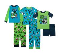 MINECRAFT Pijama Grande de algodón para niño Juego, Blue, Green, 10 (Pack Niños