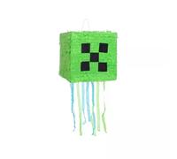 Minecraft: Piñata de Píxel Verde - 28 x 28 x 28 cm