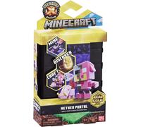 Minecraft Playset Figura Nether Portal Personajes Azar Sorpresa Random